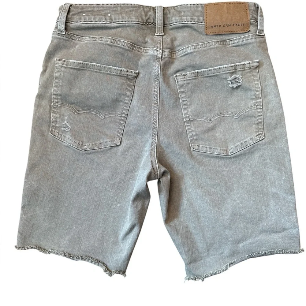 American Eagle Outfitters AE Gray TAN Denim Men Shorts 30